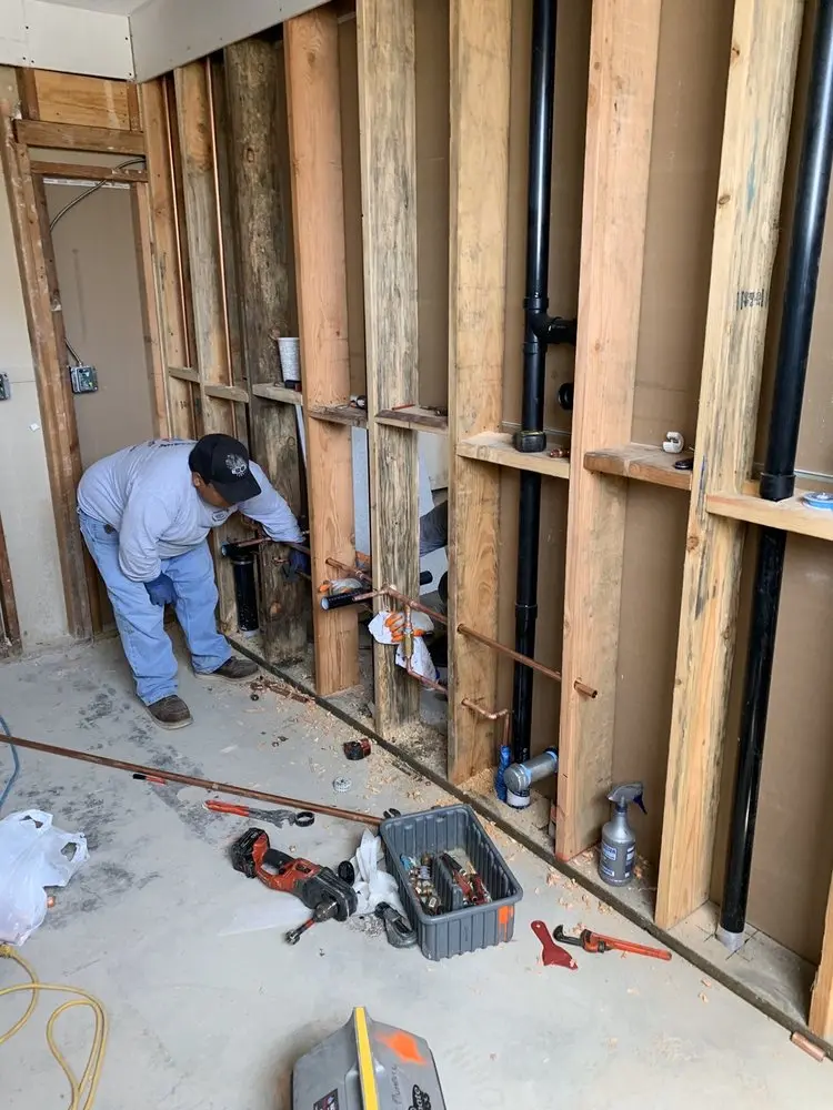 Commercial rough-in plumbing for Water Heater Replacement in Moncure